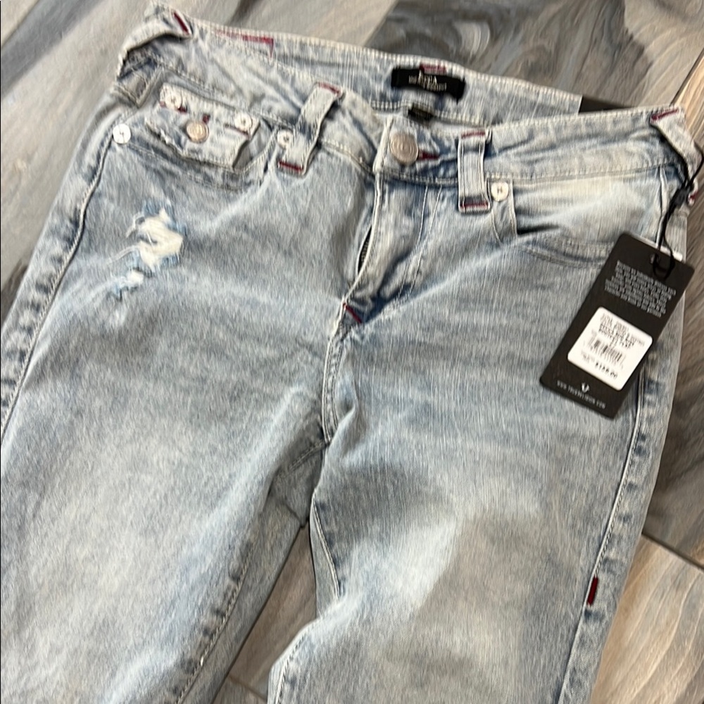 True Religion Women's Light Blue Boot Cut Jeans